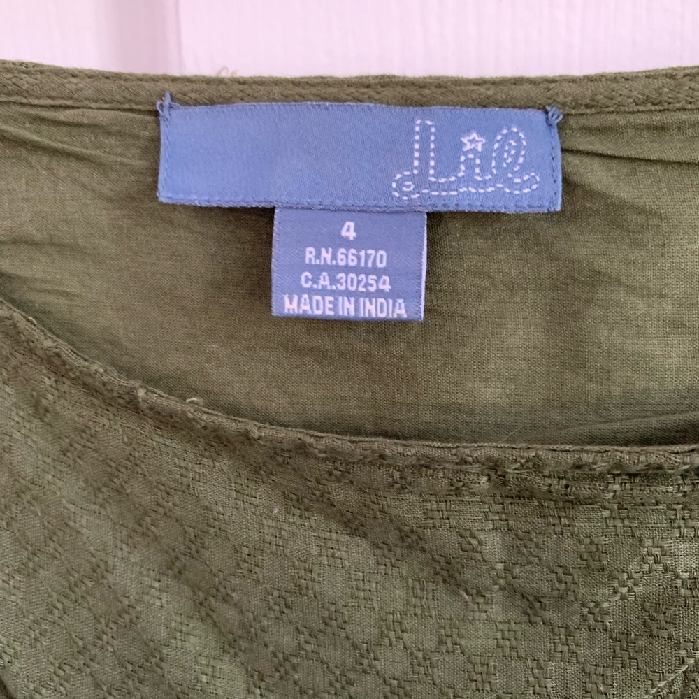 Anthropologie green skirt - Picture 4 of 8